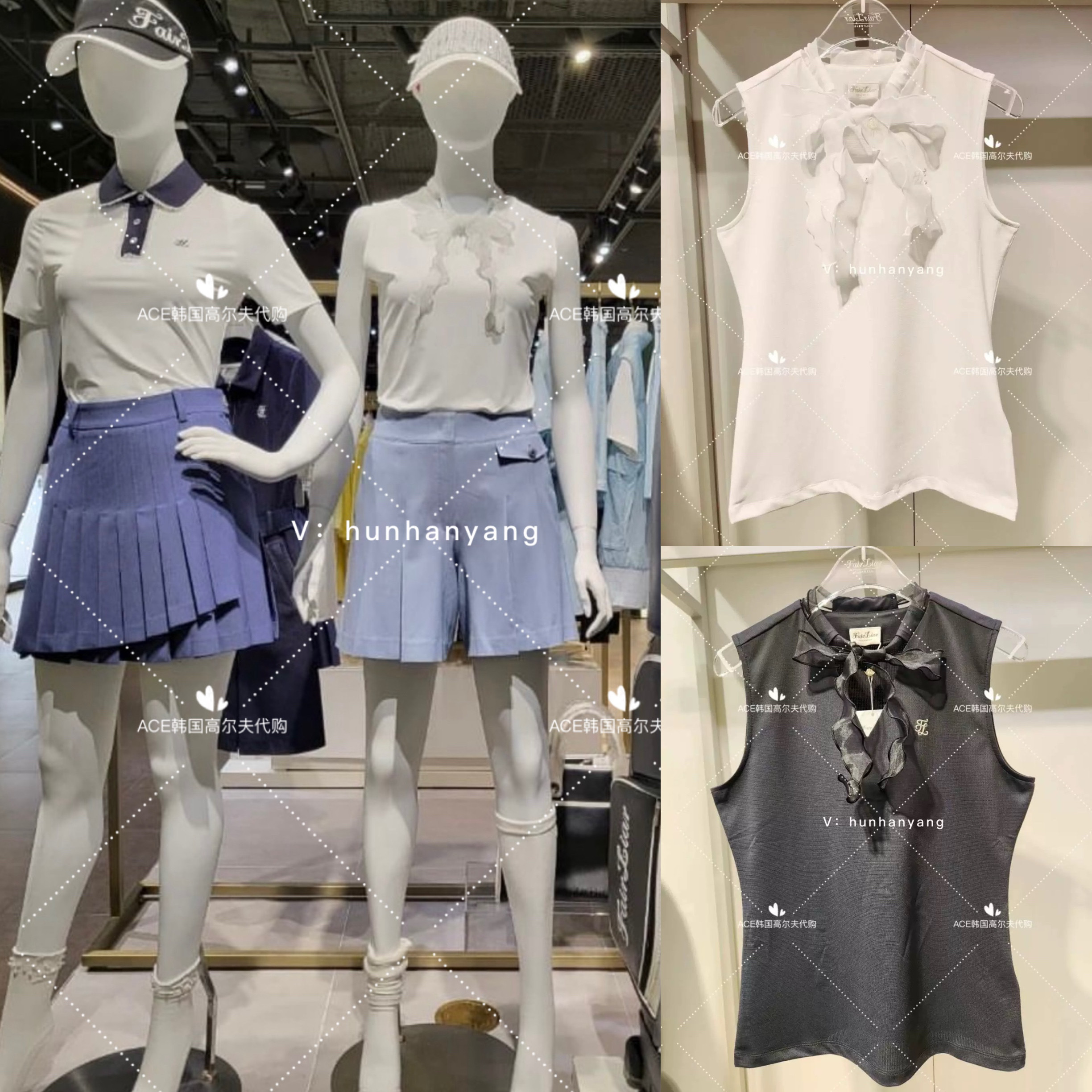 FL女士高尔夫服装24夏季