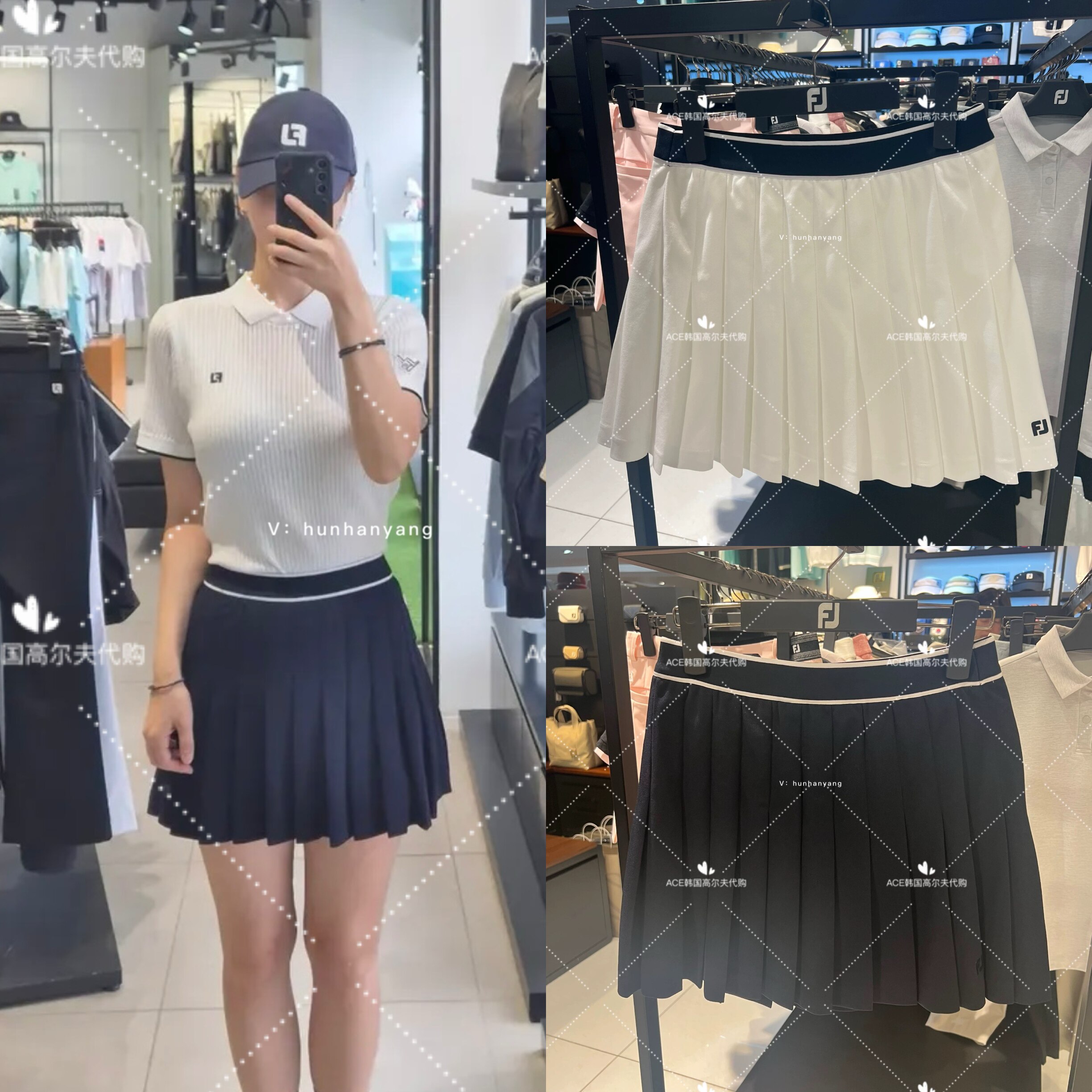 女士高尔夫服装25秋季裙子