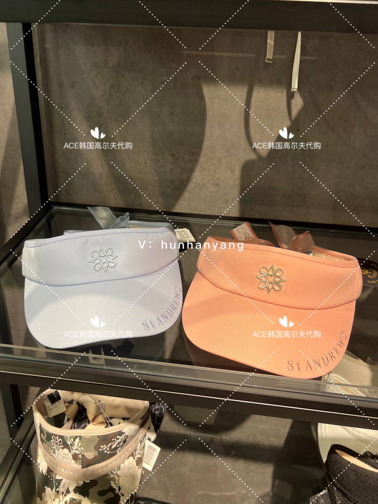 St ANDREWS女士高尔夫球帽24夏季折扣百搭休闲运动时尚蝴蝶结无顶