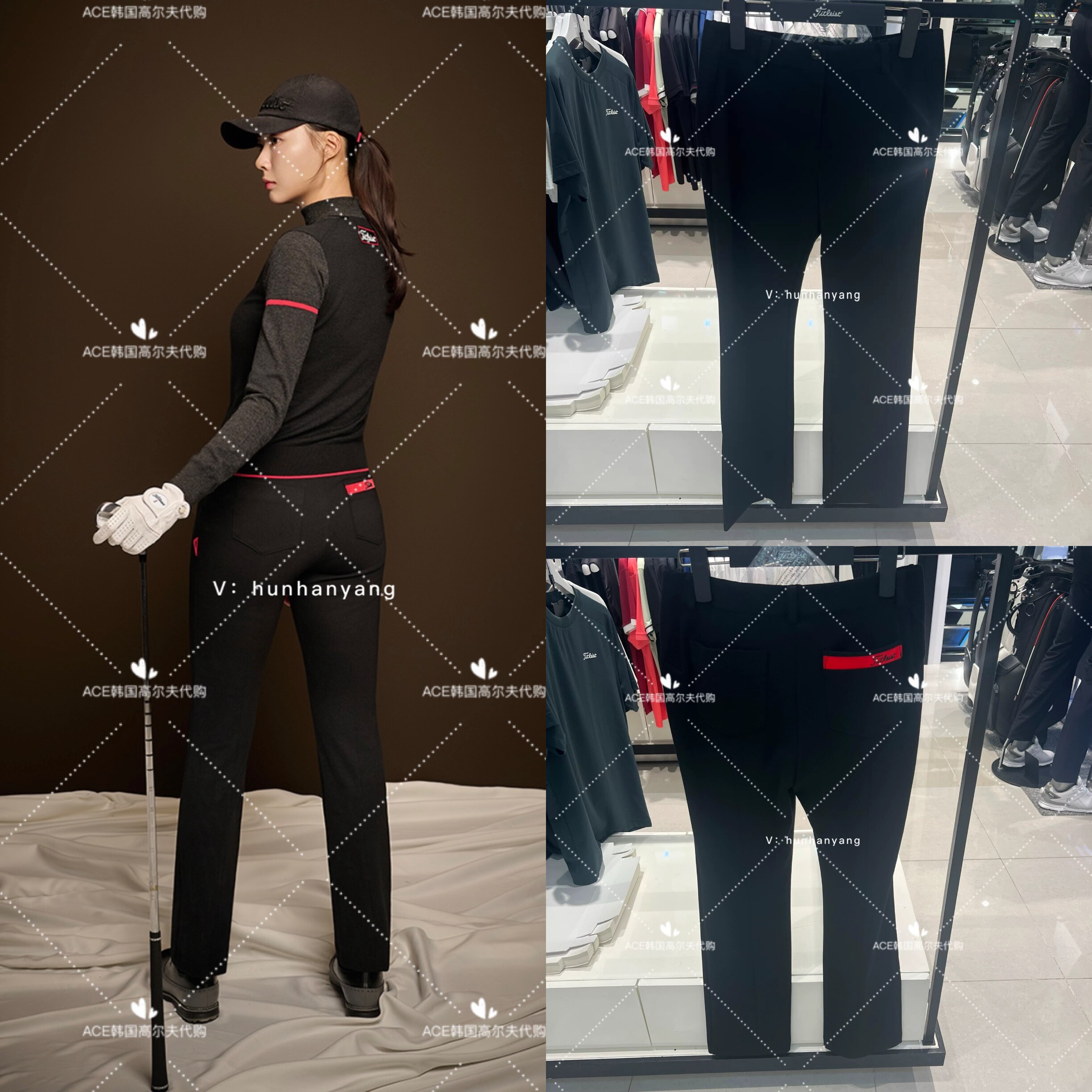 女士高尔夫服装25秋季裤子