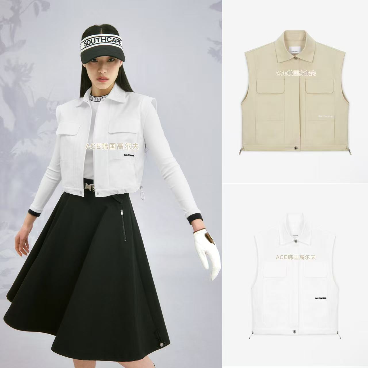 SOUTHCAPE女士高尔夫马甲