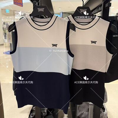 PXG女士高尔夫无袖26夏季新款百搭休闲时尚运动舒适圆领无袖马甲