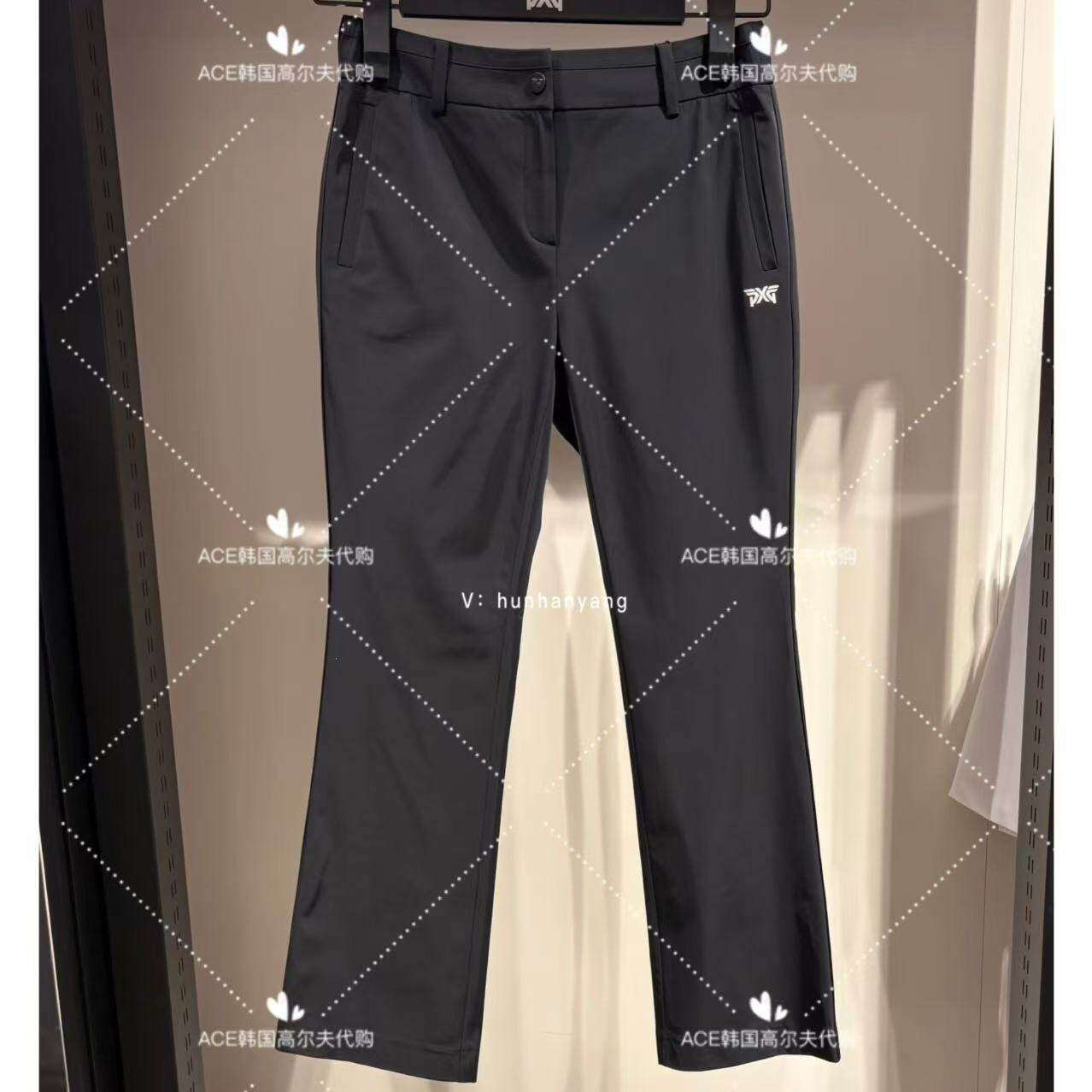 PXG女士高尔夫折扣长裤25春季百搭纯色时尚修身舒适运动长裤W5108