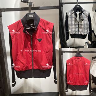 PXG折扣女士高尔夫服装24春季百搭休闲运动编织纹理拉链马甲外套