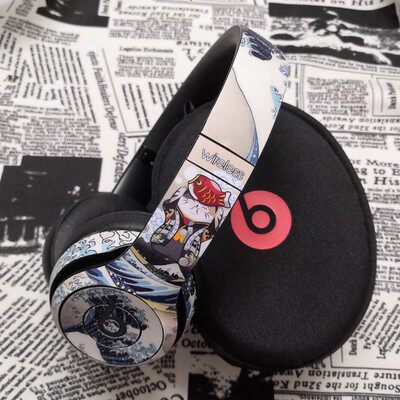 beatssolo3贴纸beats耳机贴纸studio3耳机贴wireless潮流配件膜