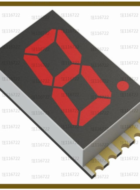 INND-SS30RCB【DISPLAY 7-SEG 0.3 SGL RED 10SMD】