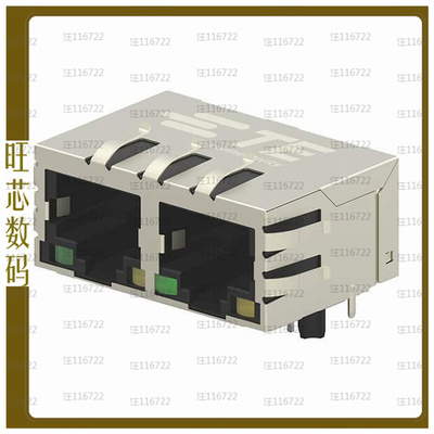 2301996-8【CONN JACK 2PORT 1000 BASE-T PCB】