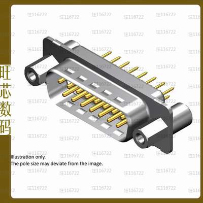 1731090412【FCT DSUB STR PC PLG 25 PN W/CLIN】
