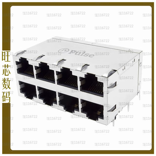 J0B-0384NL【CONN JACK 8PORT 1000 BASE-T PCB】