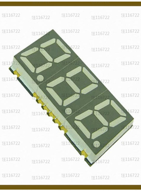 QBTS560R【DISPLAY 7SEG 0.56 TRP RED 12SMD】