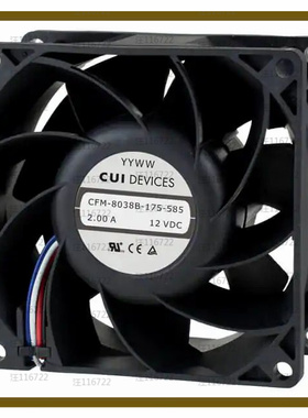 CFM-8025B-135-364【FAN AXIAL 80X25MM 12VDC WIRE】