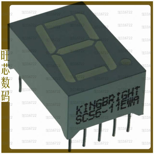 SC56-11EWA【DISPLAY 7SEG 0.56 SGL RED 10DIP】