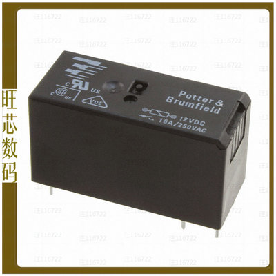 RT334012F【RELAY GEN PURPOSE SPST 16A 12V】