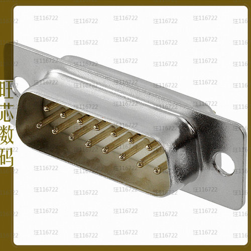 40-9715M【CONN D-SUB PLUG 15POS SLDR CUP】