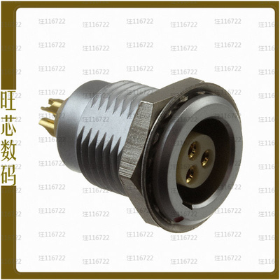 821B003-203RF01【CONN RCPT FMALE 3P GOLD SLDR CUP】