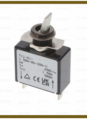 T11-61-1.50A-06-20A-V【CIR BRKR MAG-HYDR 1.5A】