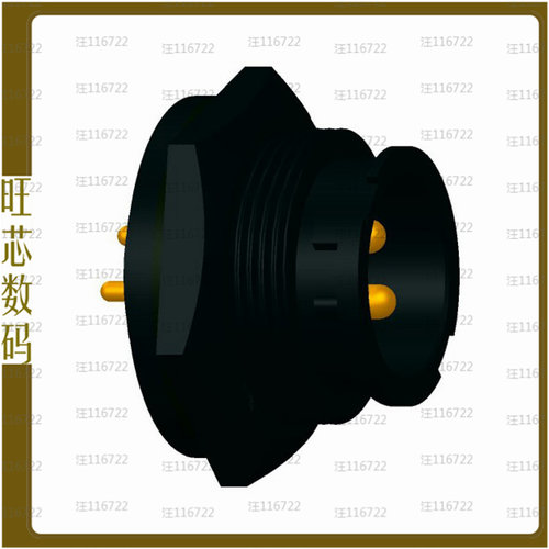 CC-03PMMP-LC7001【CONN RCPT MALE 3POS GOLD SOLDER】