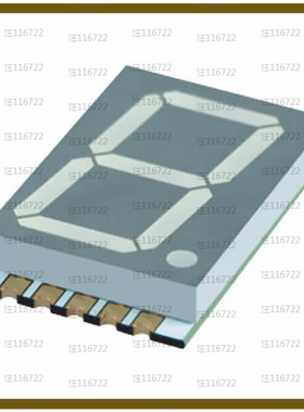 XZFCBD20A-A【DISPLAY 7SEG 0.8 SGL BLUE 10SMD】