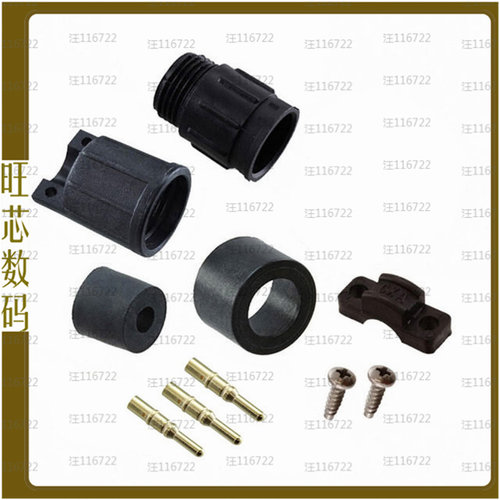 5180-3PG-515【CONN RCPT MALE 3POS GOLD CRIMP】