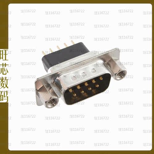 DE09-PE-1-JS【CONN D-SUB PLUG 9POS VERT SLDR】