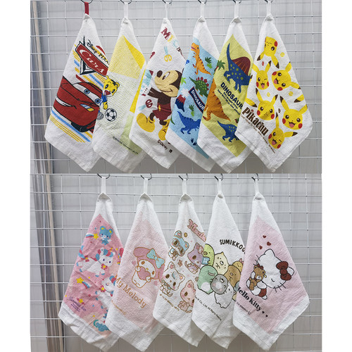 卡通全棉带挂绳抹布吸水毛巾
