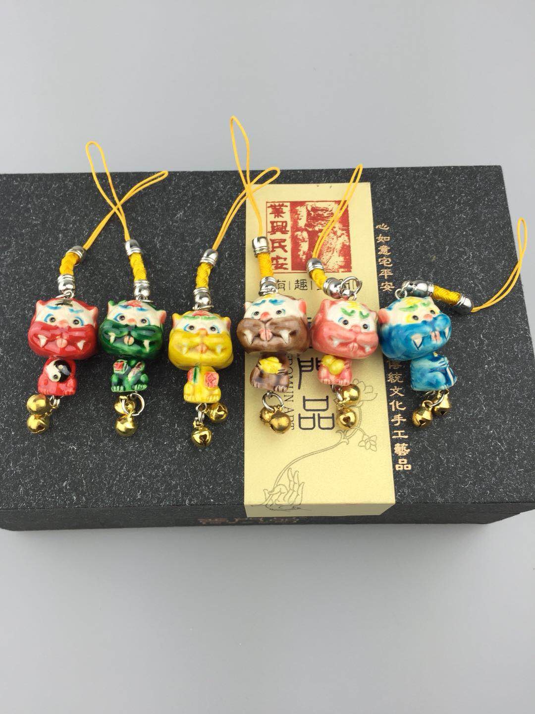 普门品交趾陶风狮爷单个q版小狮子厦门旅游特色精美工艺品伴手礼