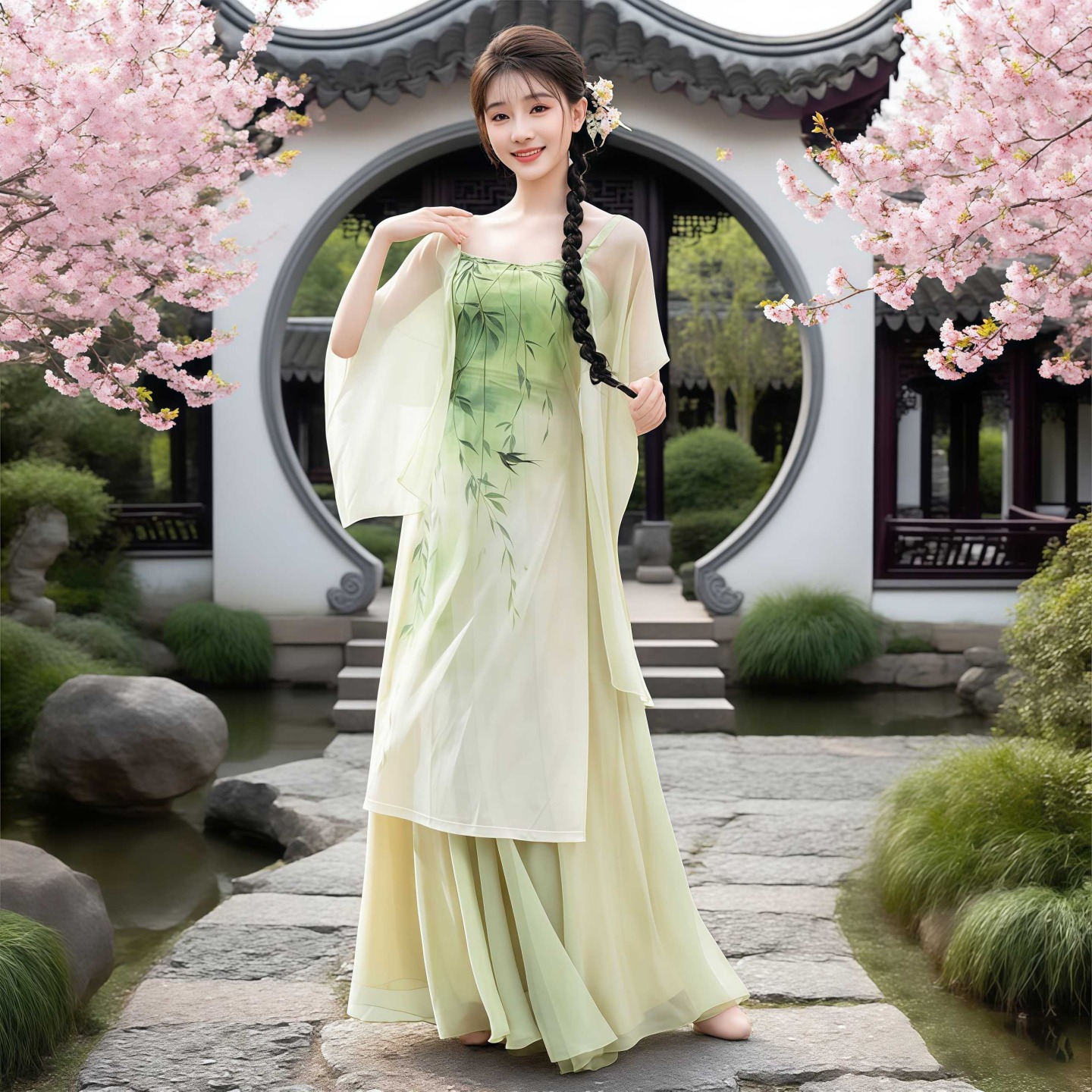 古典舞蹈服纱衣中国舞练功表演服