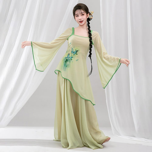 古典舞服新中式纱衣飘逸练功服