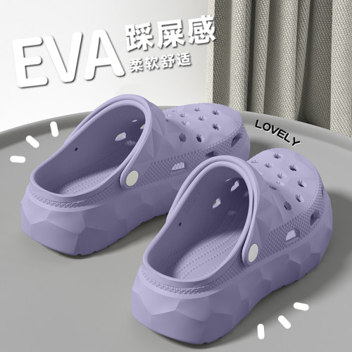厚底洞洞鞋女士2026新款夏季