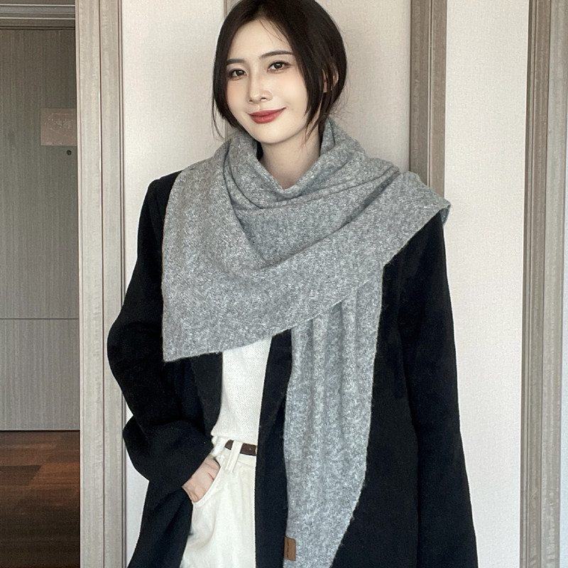 2025新款围巾女秋冬季百搭含羊毛三角巾护颈保暖围巾纯色百搭围脖,服饰配件/皮带/帽子/围巾,围巾/丝巾/披肩,淘宝优惠券,粉丝福利购,淘宝优惠卷
