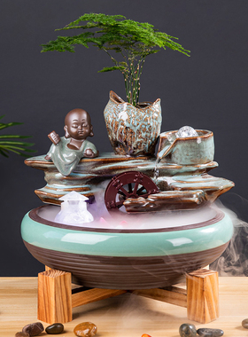 办公室桌面家居客厅鱼缸开业礼品