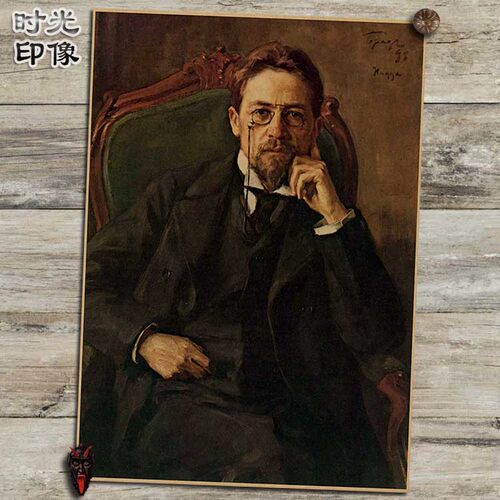 海报复古牛皮纸相框装饰画