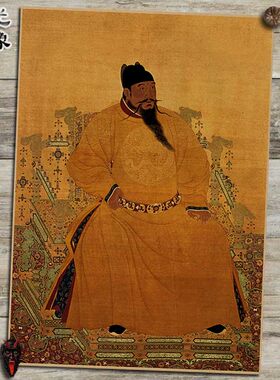 海报复古文艺风牛皮纸相框装饰画