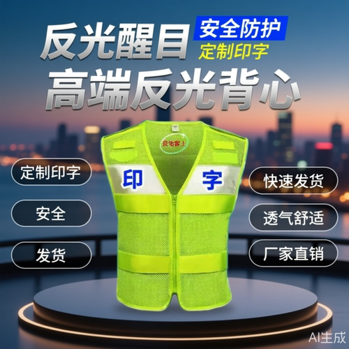 高档反光马甲反光背心定制