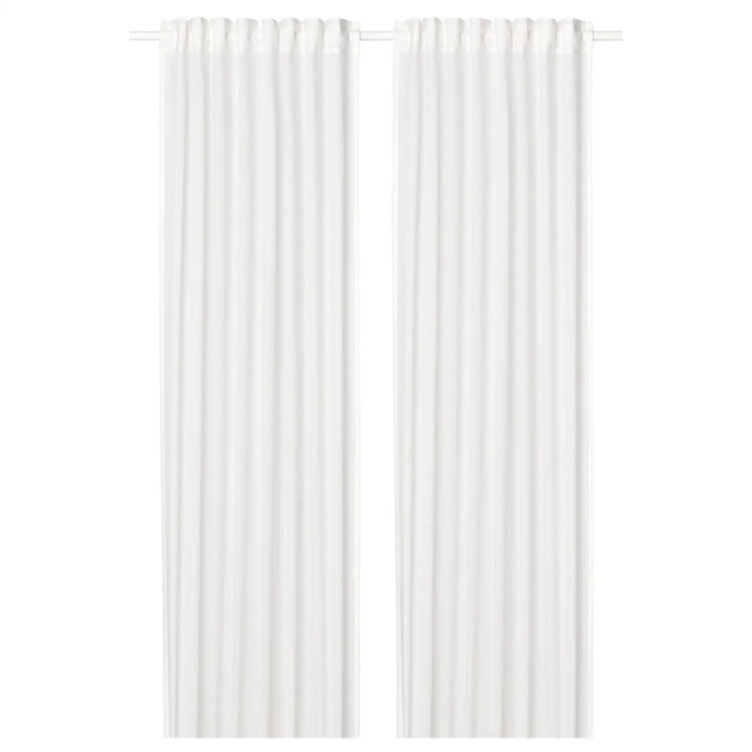 宜家国内代购西浮冷 窗帘2片装  145x250 厘米成品门帘纱窗遮光帘