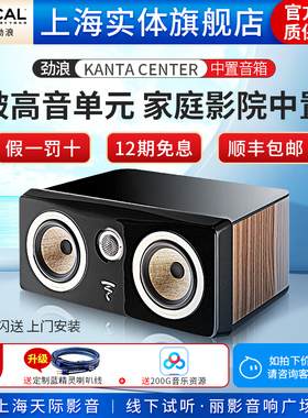 【实体旗舰店】法国Focal/劲浪 KANTA CENTER 中置音箱 一只