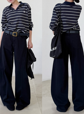 炫吾时裳58018加绒弯刀牛仔裤女2025秋冬立体剪裁巨显瘦镰刀裤潮