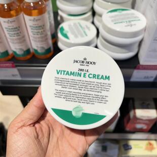 荷兰进口jacob hooy雅歌布维他命E面霜花园店维e霜140ml保湿面霜