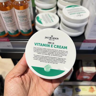 荷兰进口jacob hooy雅歌布维他命E面霜花园店维e霜140ml保湿面霜