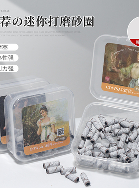 美甲迷你砂圈打磨头不锈钢轴心快速卸甲本甲刻磨砂纸美甲店用配件