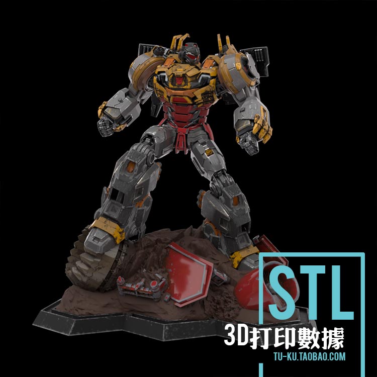 钢锁[变形金刚]3D打印模型stl数据文件白胚人物手办服务素材