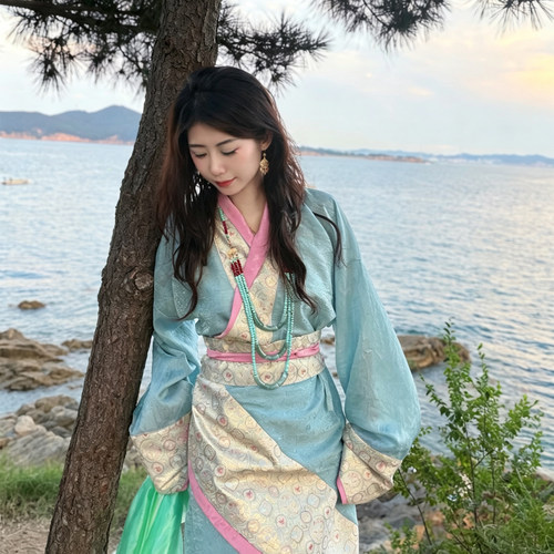 原创曲裾马王堆复原交领右衽汉服