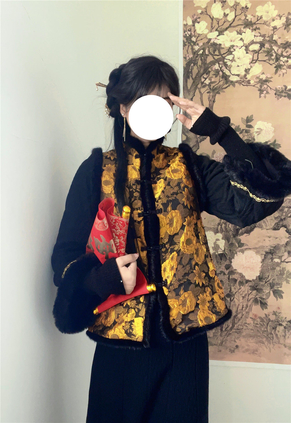 十里七巷 渐暖改良旗袍国风连衣裙加厚新中式秋冬外套怎么看?