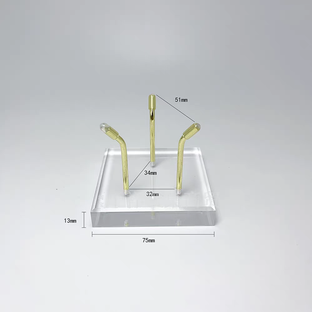 金属亚克力水晶球底座展示架晶体矿物原石展示架矿标标本奇石展示