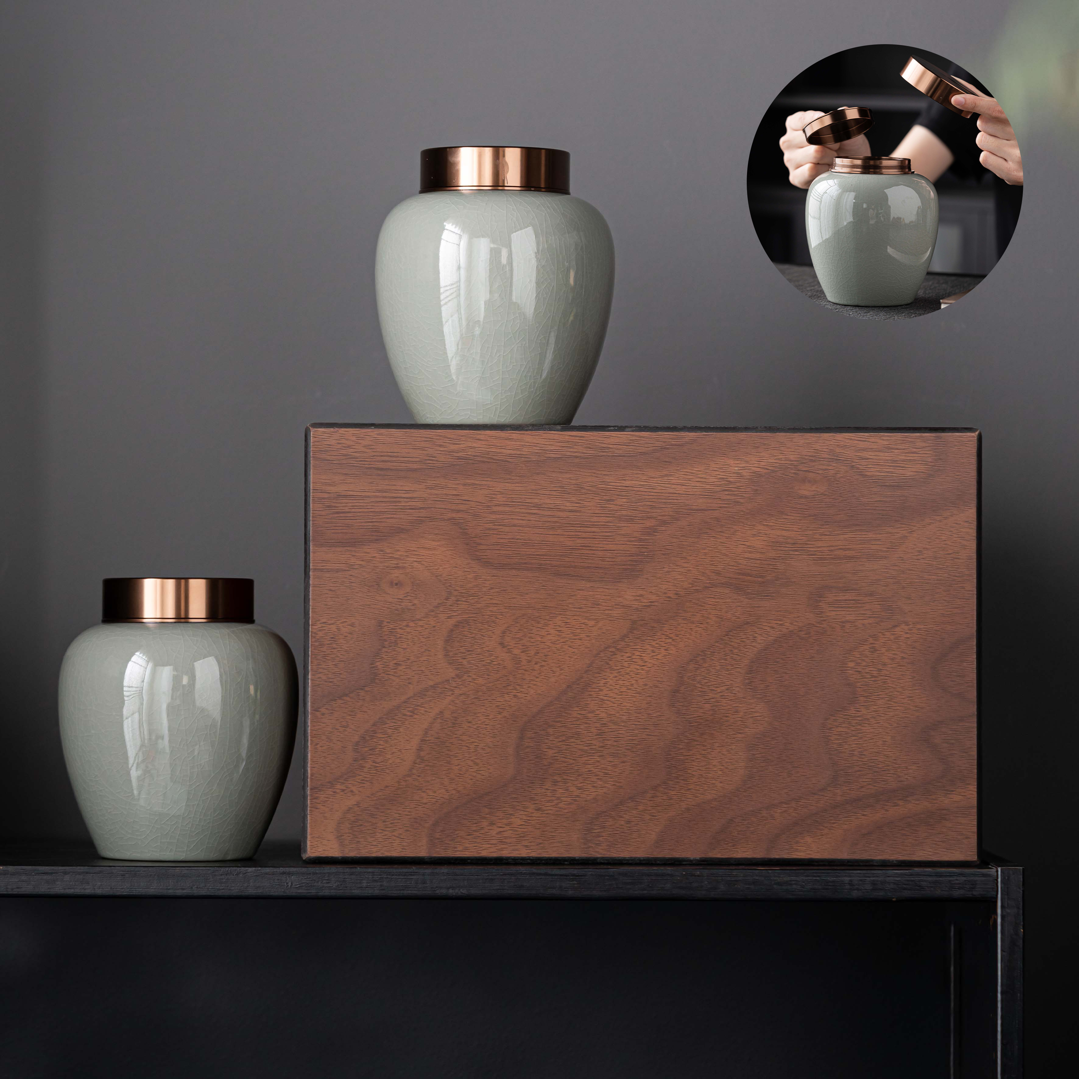 新款高级高档黑胡桃木茶叶包装