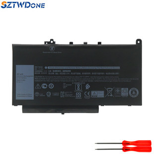 适用 戴尔DELL Latitude E7270 E7470 7CJRC 42WH 笔记本内置电池