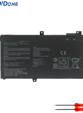 适用 华硕 S14 S430FA X430UF/UA/FN X571G X571GT X571L/LH 电池