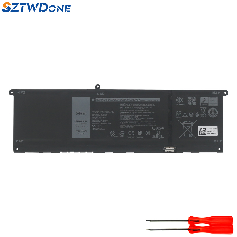 适用戴尔DELL inspiron 14 plus 7420 7430 TN70C 64WH笔记本电池