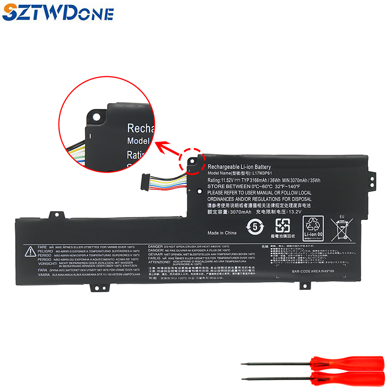 适用 联想 L17L3P61 L17M3P61 7孔 笔记本电池