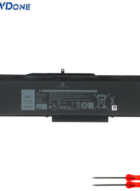 适用戴尔 Precision 3520 3530 5580 5591 P34E VG93N 笔记本电池